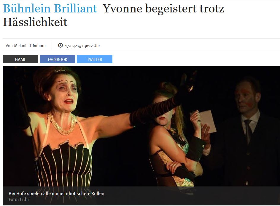 Kritik: Yvonne die Burgunderprinzessin, Kölnische Rundschau