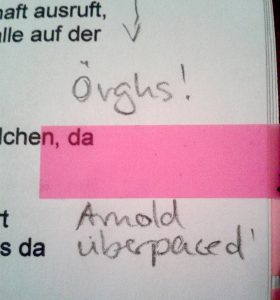 Regieanweisung Örghs